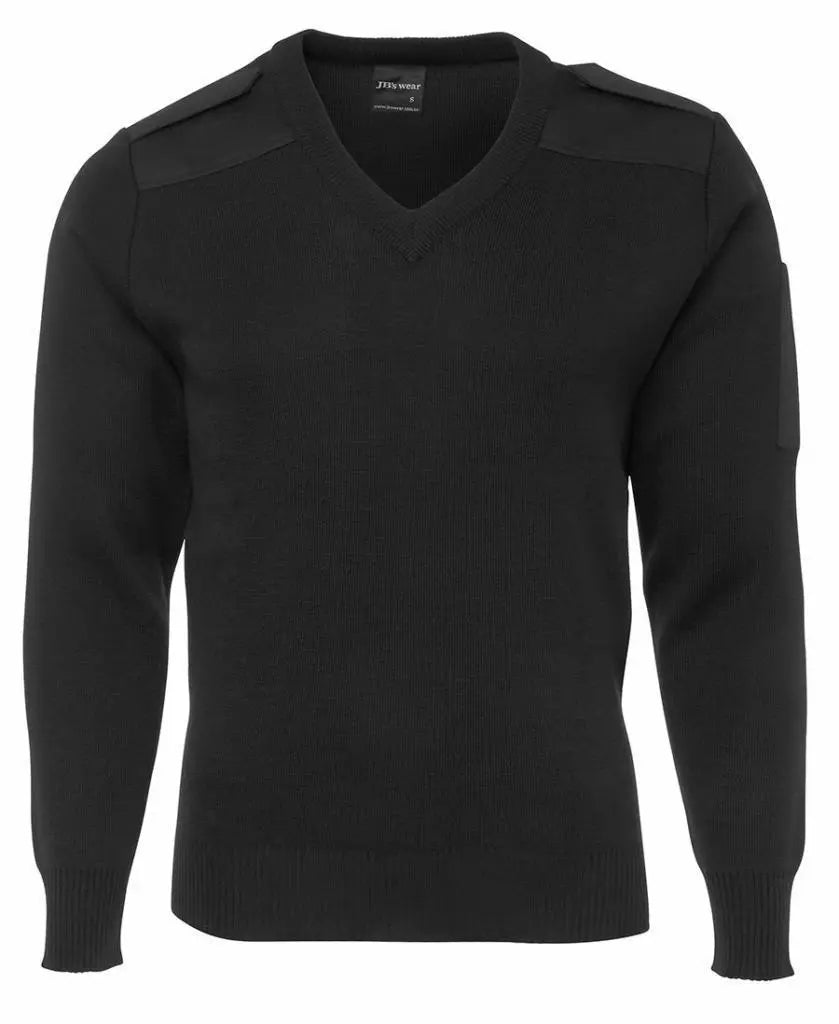 Epaulette Jumper - Black or Navy