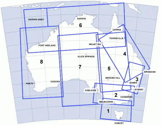 Australia ERC Low - En Route Charts