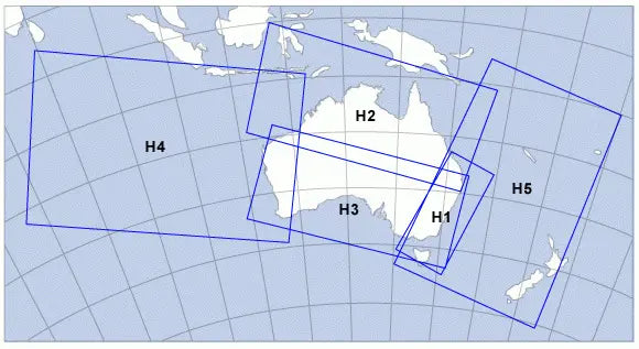 Australia ERC High - En Route Charts