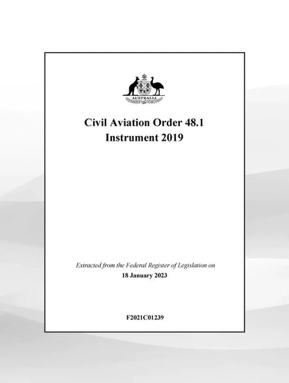 CAO 48.1 Instrument 2019