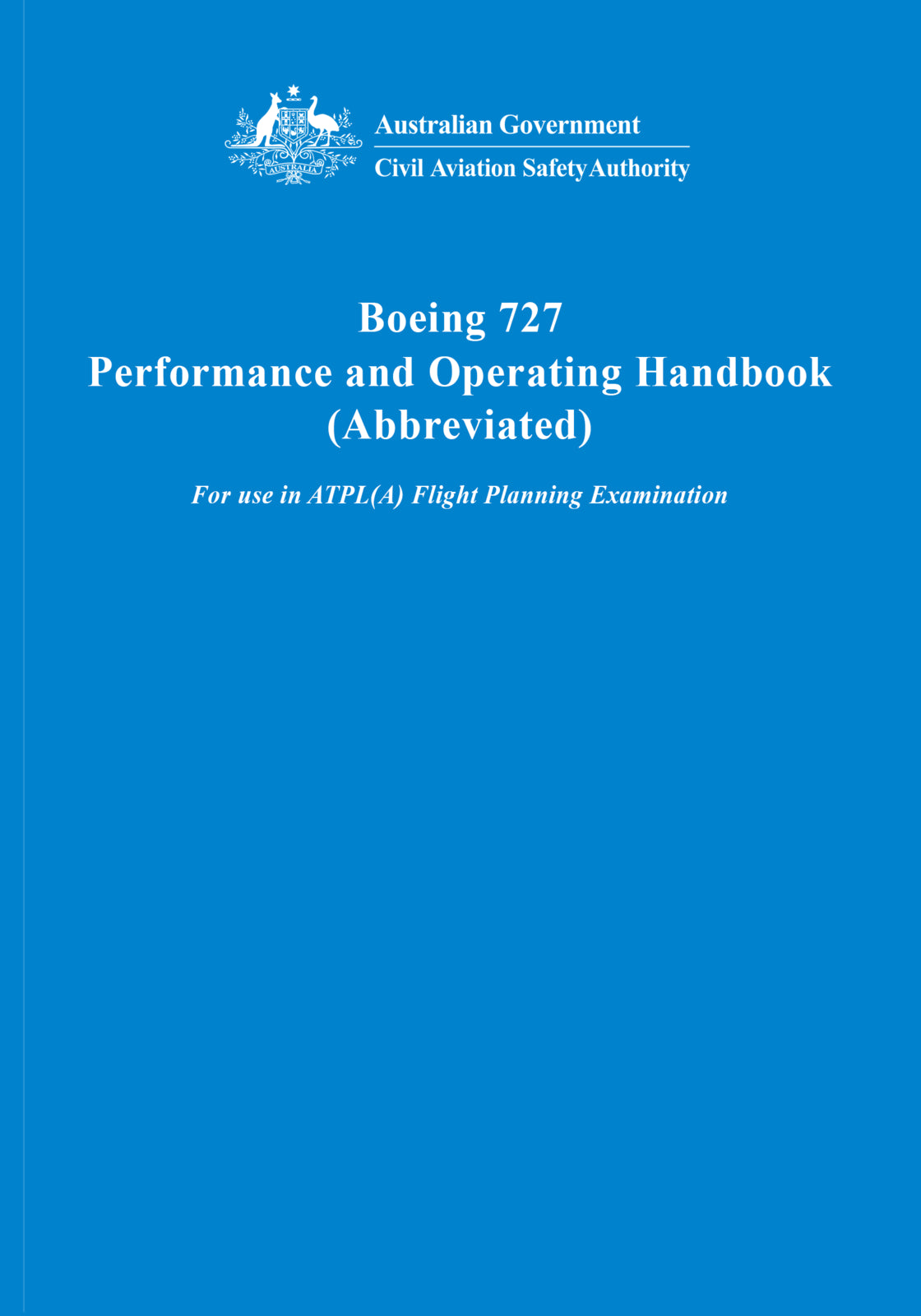 Boeing 727 Performance & Operating Handbook