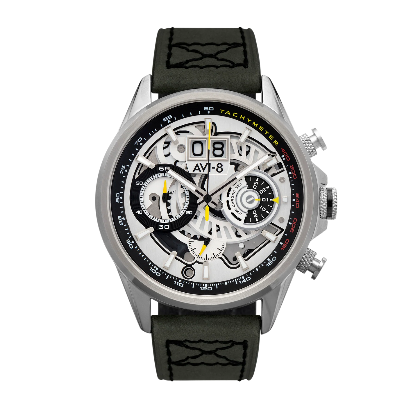 AVI-8 Hawker Harrier - Chronograph Ivory Steel