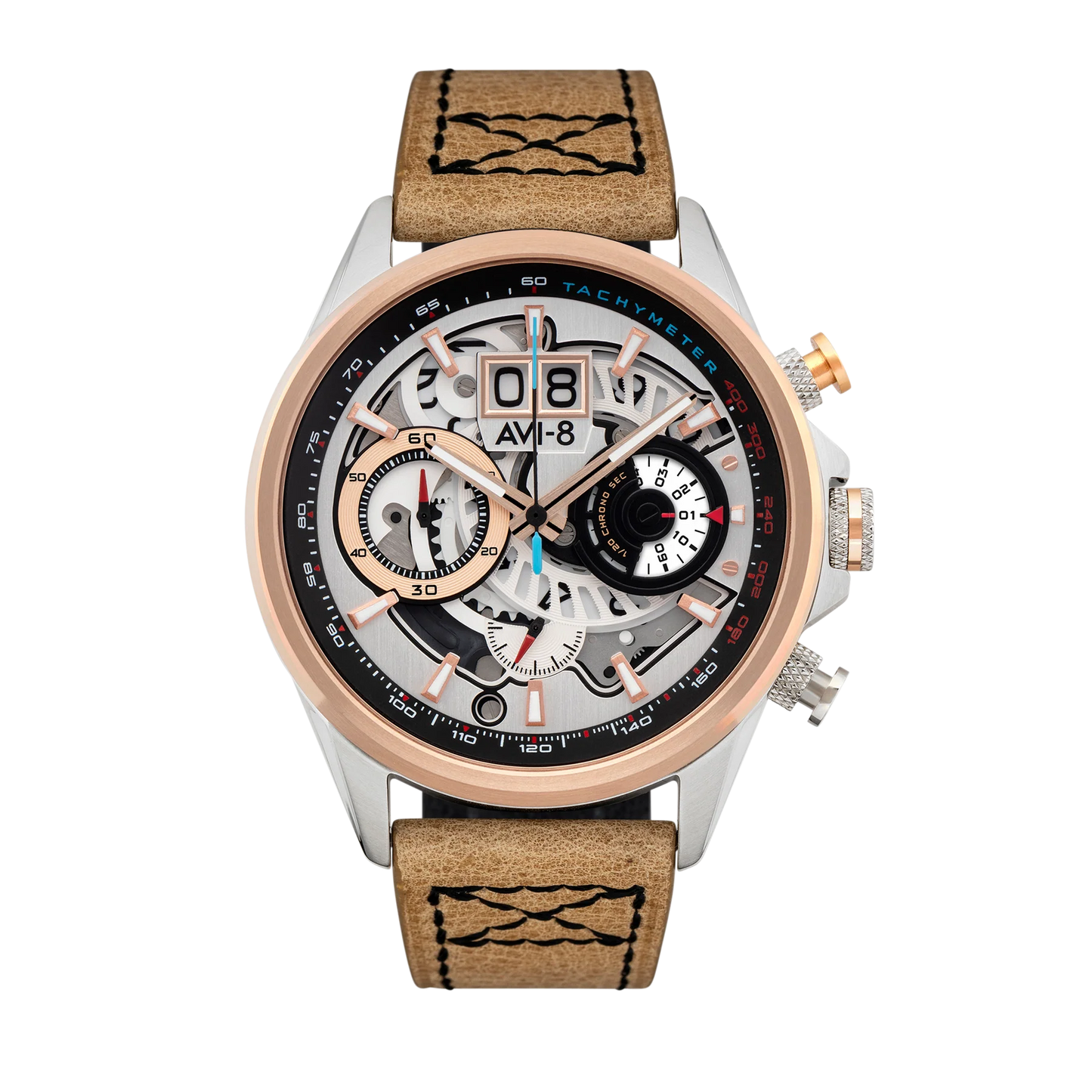 AVI-8 Hawker Harrier - Chronograph Burnt Gold Brown