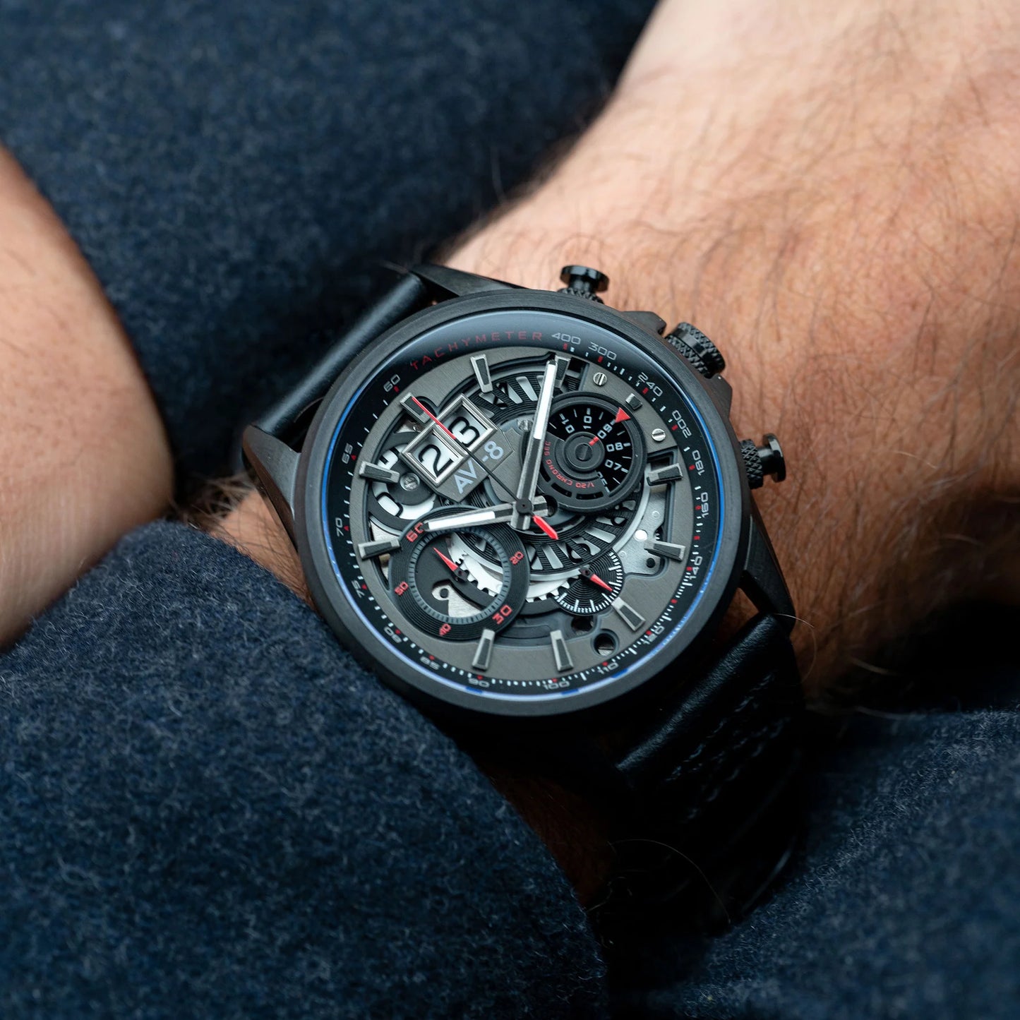 AVI-8 Hawker Harrier - Chronograph Stealth Black