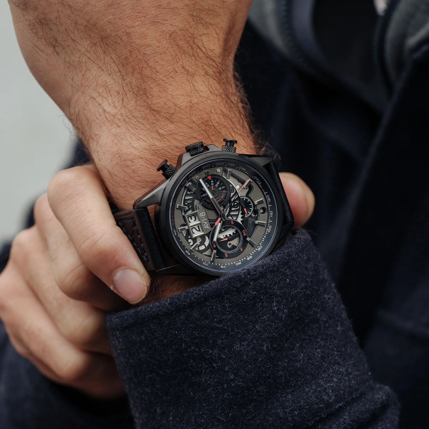 AVI-8 Hawker Harrier - Chronograph Stealth Black