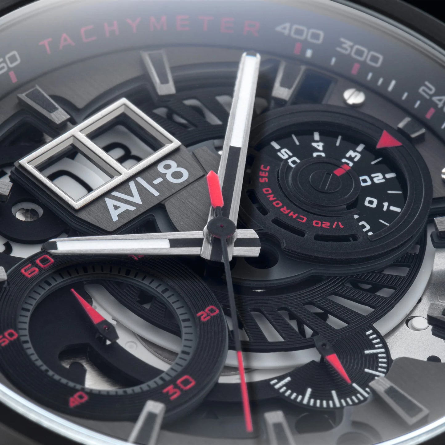 AVI-8 Hawker Harrier - Chronograph Stealth Black