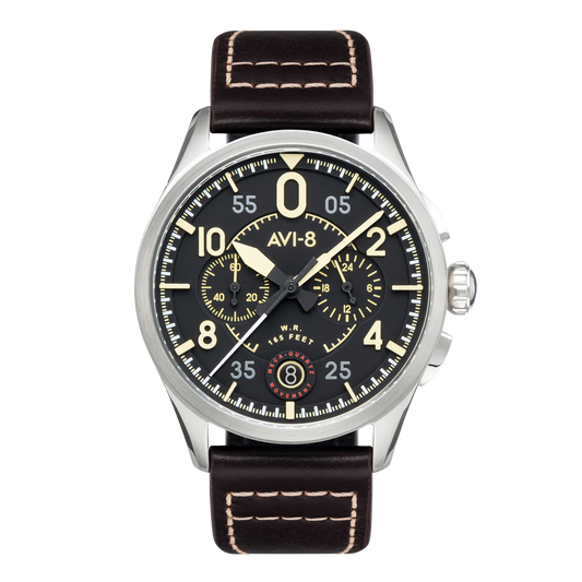 AVI-8 Spitfire - Chronograph Midnight Oak