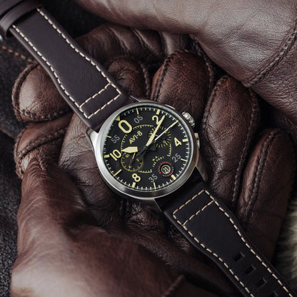 AVI-8 Spitfire - Chronograph Midnight Oak