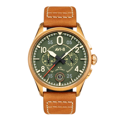 AVI-8 Spitfire - Chronograph Bronze Green