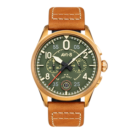 AVI-8 Spitfire - Chronograph Bronze Green