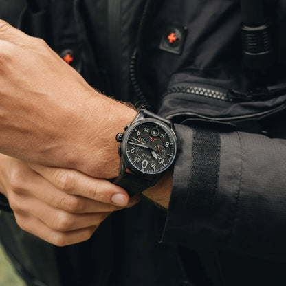 AVI-8 Spitfire - Chronograph Slate Black