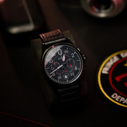 AVI-8 Spitfire - Chronograph Slate Black