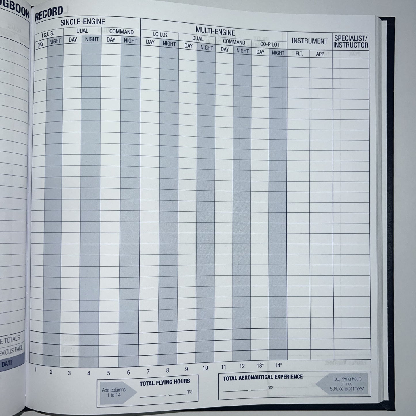 Airservices Australia Pilot Logbook