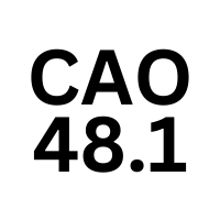 CAO 48.1 Instrument 2019