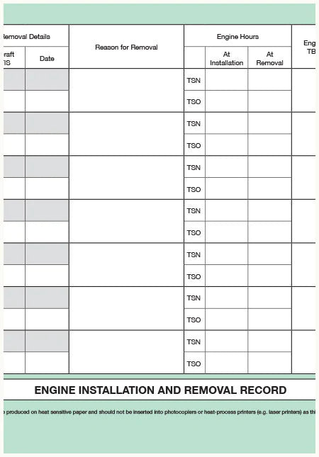 CASA Aircraft Maintenance Forms