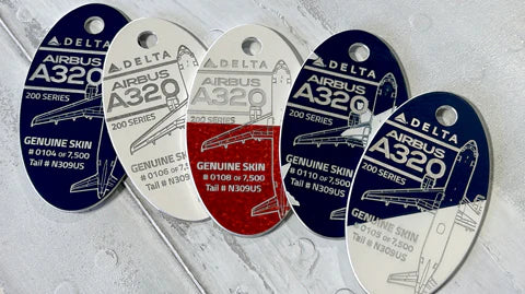 Plane Tags - DELTA-A320-N309US