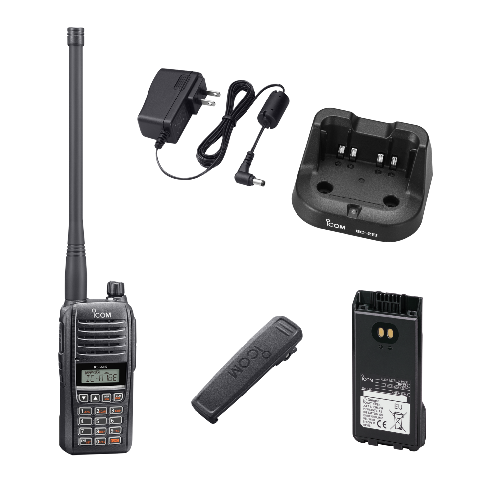 Icom IC-A16E VHF Airband Handheld Transceiver - Australian version