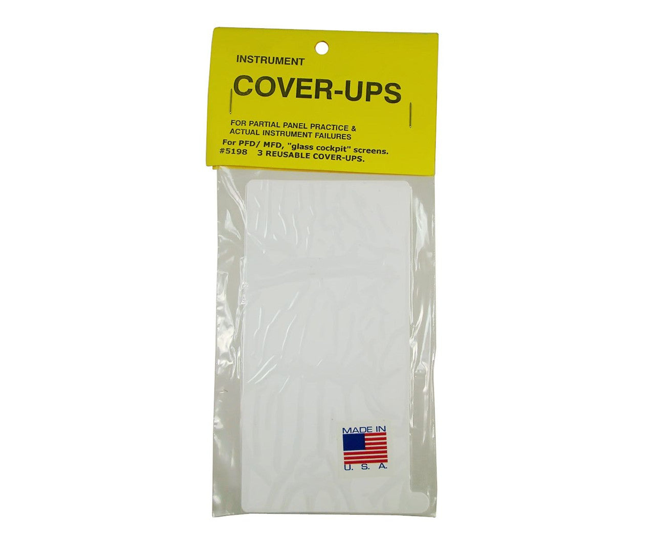 PFD/MFD Instrument Coverups for IFR Training