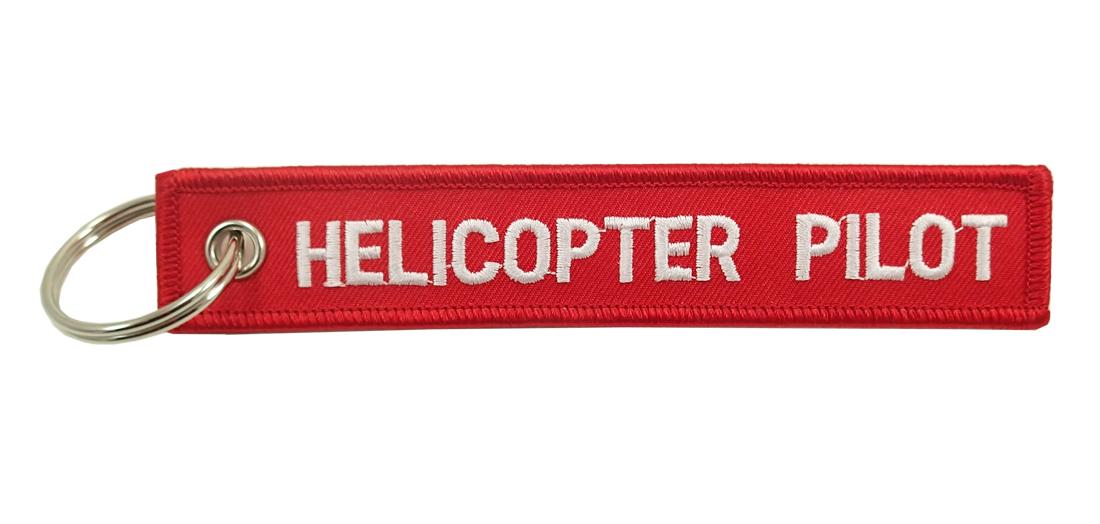 "Helicopter Pilot" Key Tag