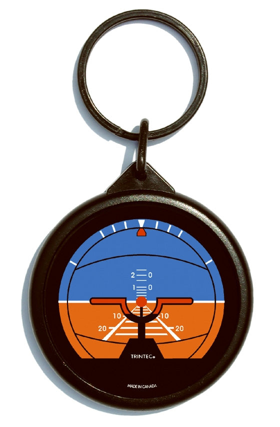 Key Tag Artificial  Horizon Round