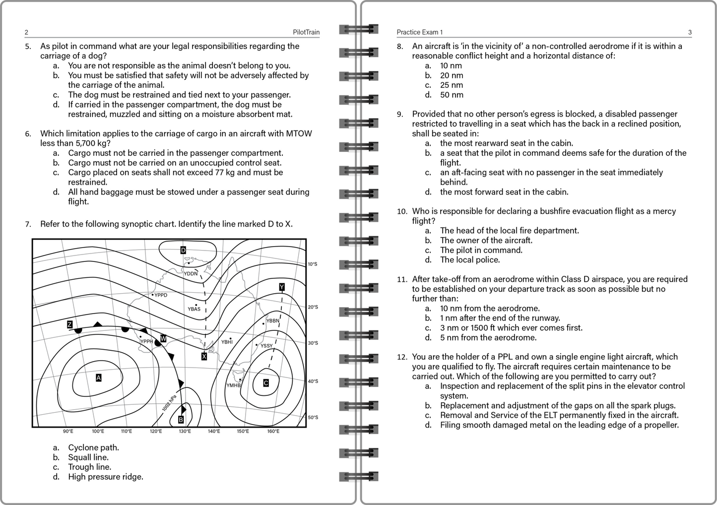 PilotTrain - PPL - 4 Practice Exams