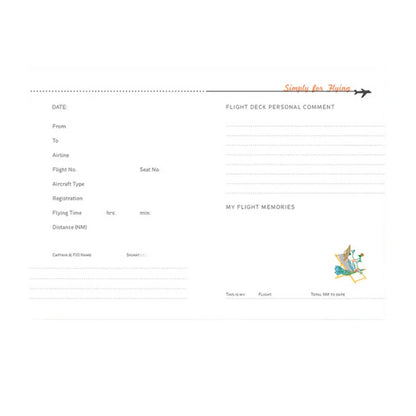 Simply For Flying - Children's Log book