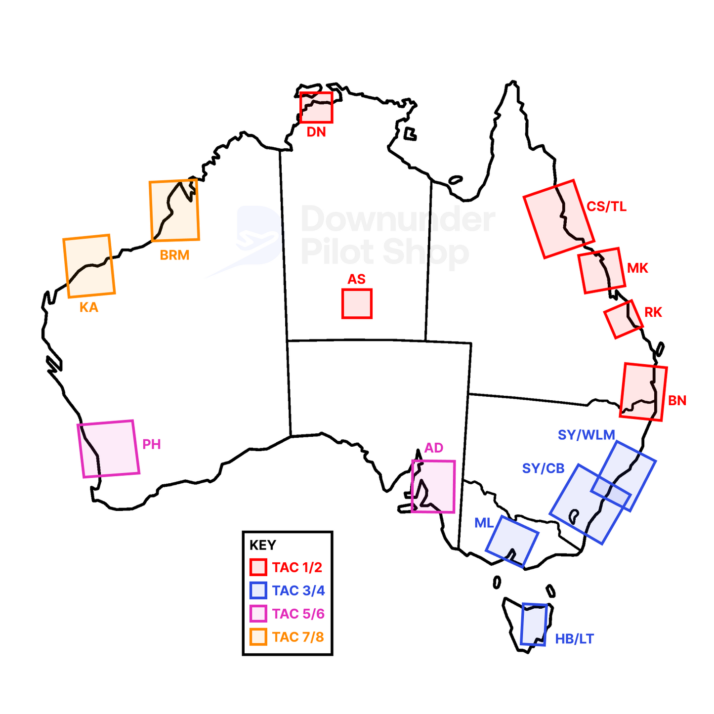 Australian TAC - Terminal Area Charts