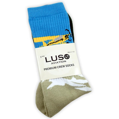 Premium Crew Socks - Bush Pilot