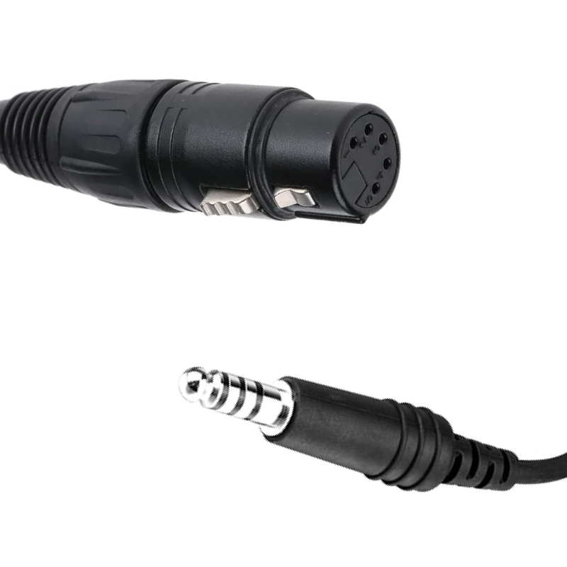 XLR5/Airbus to Heli/U174 Plug Adaptor