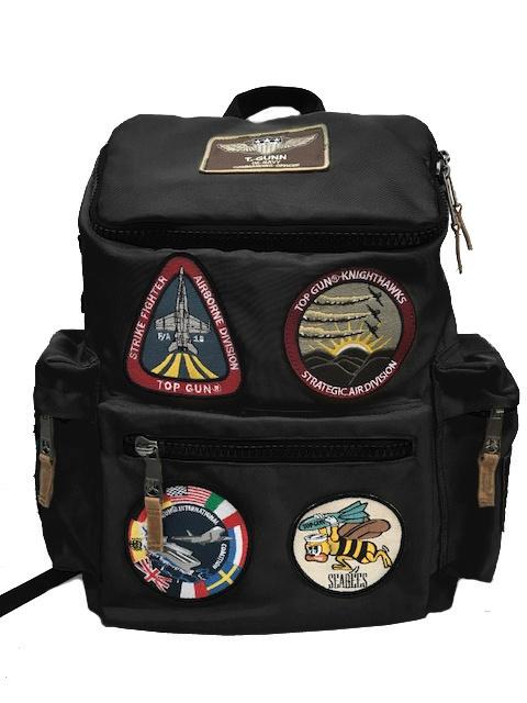 Top Gun Backpack with Patches