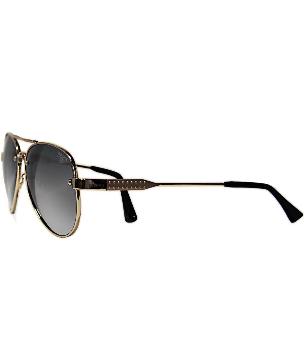 TOP GUN® Polarized Aviator "Rivet" Sunglasses