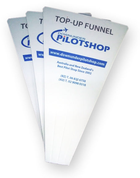 Disposable folding oil funnels - 10 pack-ASUSA-Downunder Pilot Shop Australia