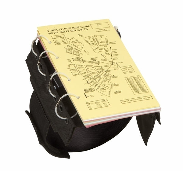 Flyboys KneeBoard with Eyelets & Clipboard - Black-FlyBoys-Downunder Pilot Shop Australia