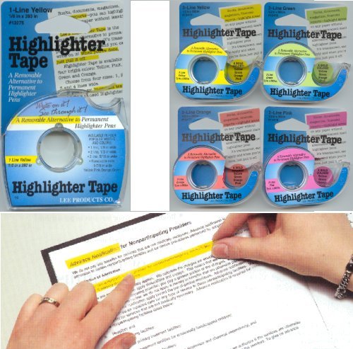 Highlighter Tape Green-Highlighter Tape-Downunder Pilot Shop Australia