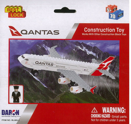 Qantas 70pc Construction Toy