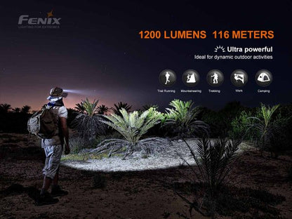 Fenix HM60R 1200 Lumen Rechargable Headlamp