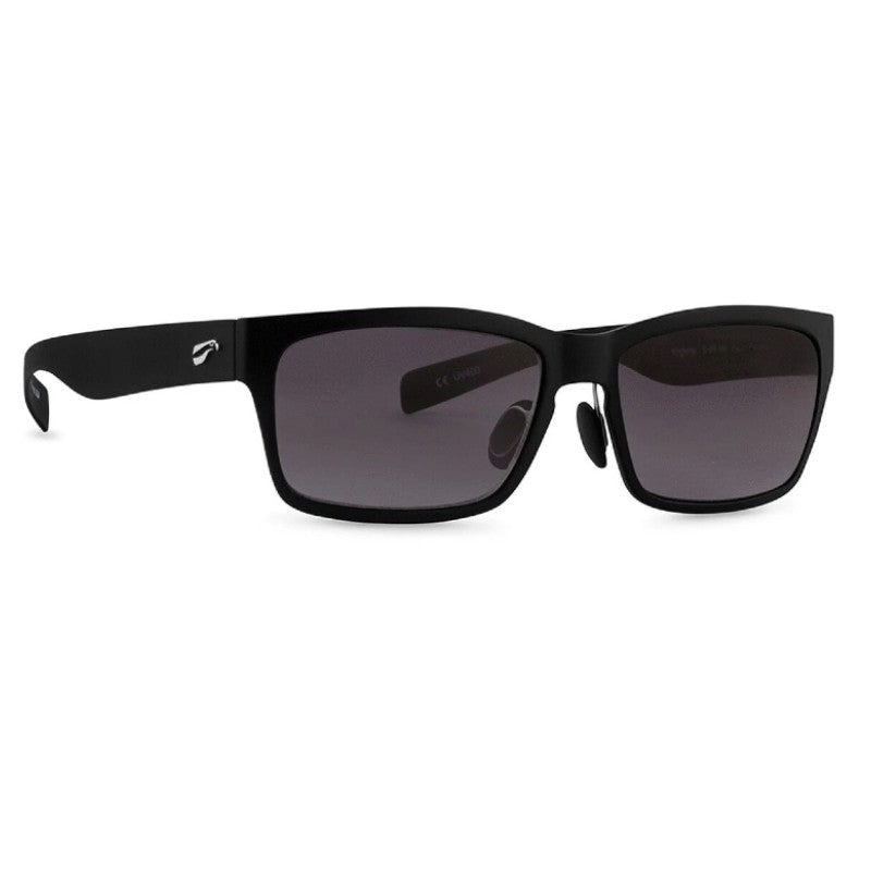 Flying Eyes Kingfisher - Matte Black Frame, Solid Grey Lens