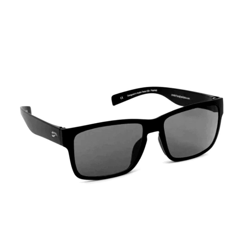 Flying Eyes Osprey - Matte Black, Solid Gray Lenses