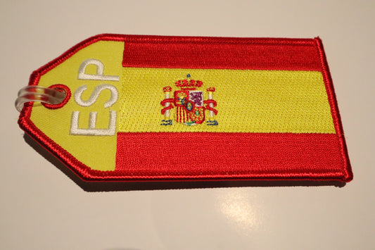 Spanish Flag Luggage Tag