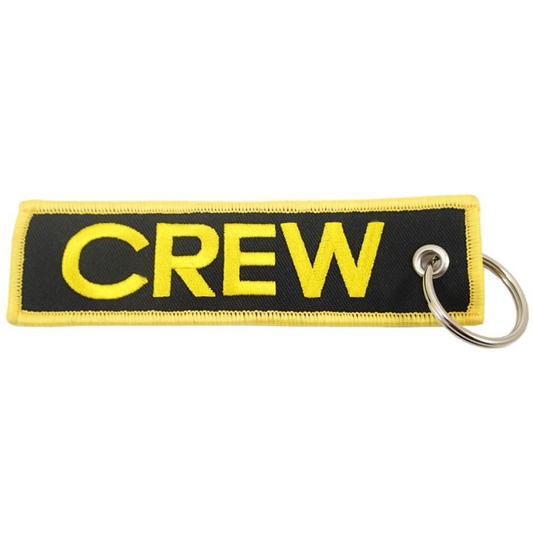 "Crew" Gold Key Tag