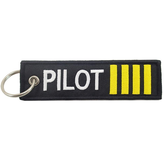 Keychain - Pilot, 4 stripes