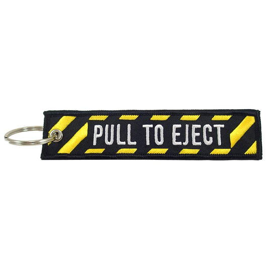 "Pull to Eject" Key Tag