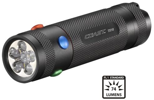 Coast TX10 - Quad Colour Flashlight RGBW