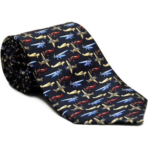 Aeroplane Tie - Silk Twill