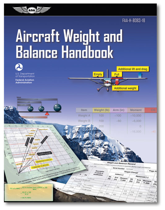 ASA Weight and Balance Handbook-ASA-Downunder Pilot Shop Australia