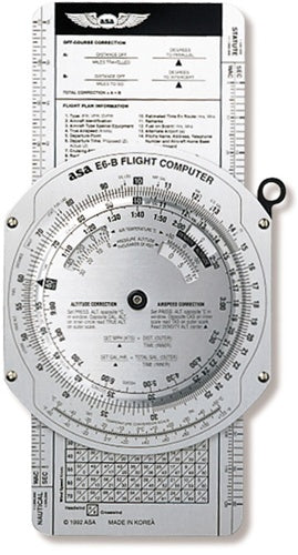 ASA E6B Metal Flight Computer-ASA-Downunder Pilot Shop Australia