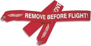 ASA Remove Before Flight Banner