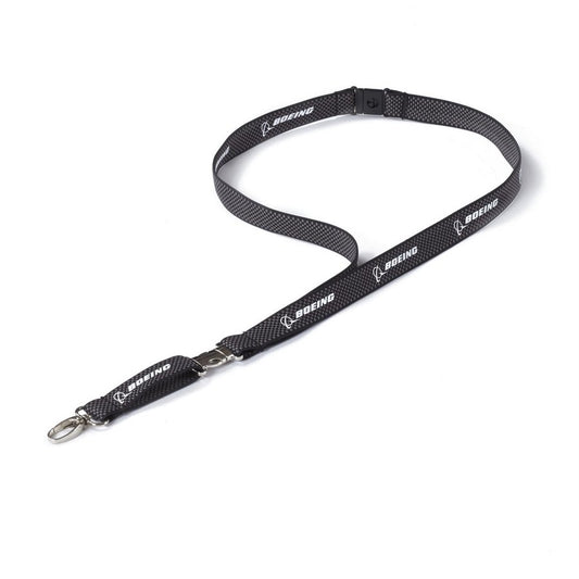 Boeing Carbon Fiber Woven Lanyard-Boeing-Downunder Pilot Shop Australia