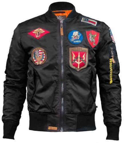 TOP GUN® MA-1 Nylon Bomber Jacket with Patches