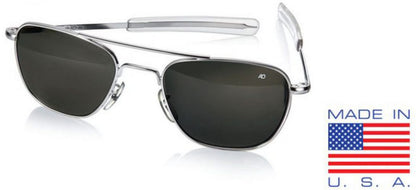 American Optical - Original Pilot - Polished Silver